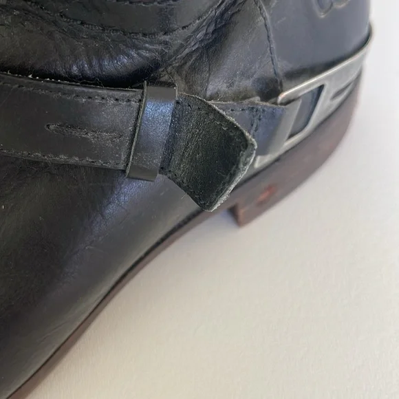 UGG Women's Channing II Boots Leather Sheepskin Sock Liner Black Size 10 - Picture 14 of 14